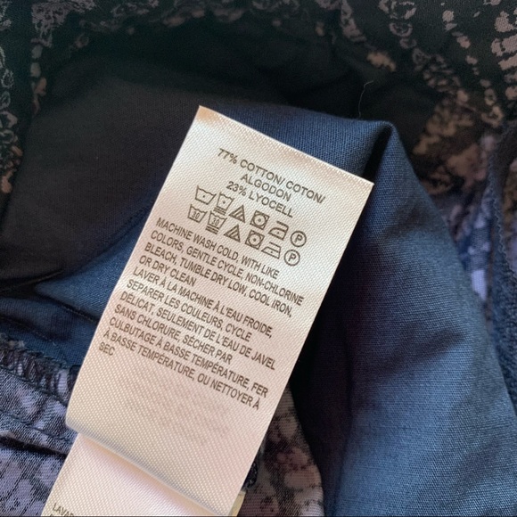 Lucky Brand ~new~ Men’s  7”   Blue Print Relaxed Shorts - Picture 6 of 9